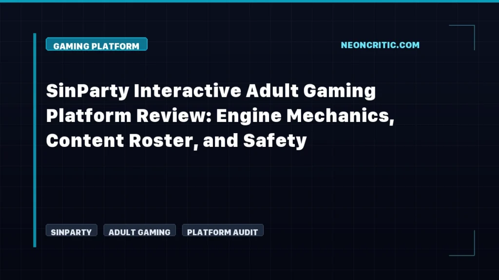SinParty Interactive Adult Gaming Platform Review: Engine Mechanics, Content Roster, and Safety