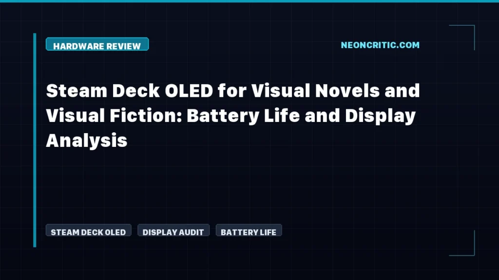 Steam Deck OLED for Visual Novels and Visual Fiction: Battery Life and Display Analysis