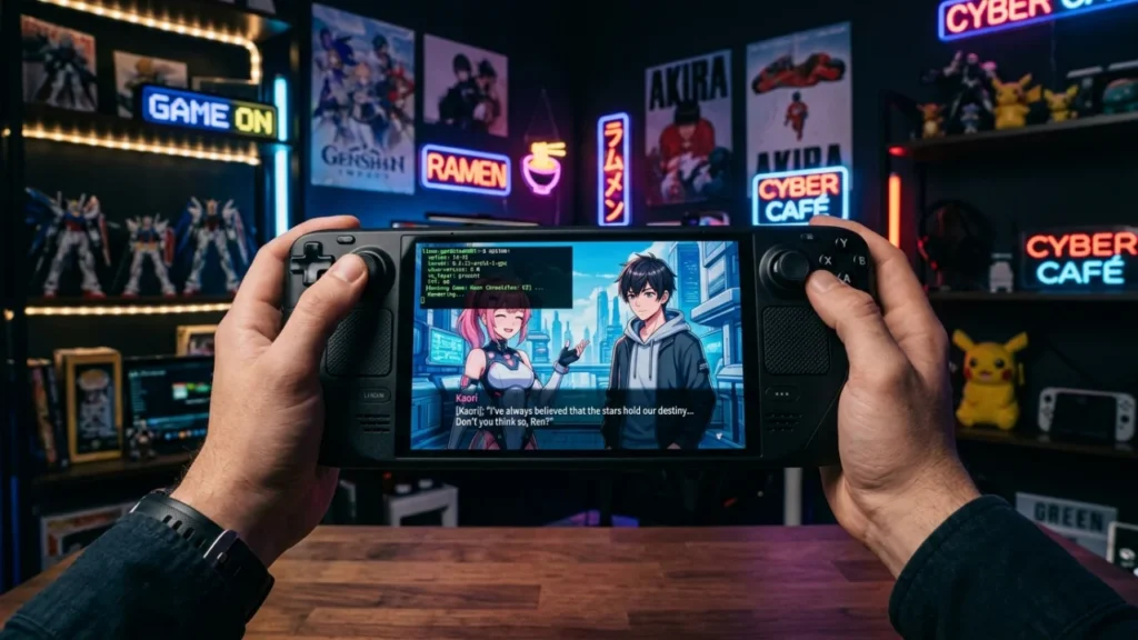 Handheld PC Gaming Growth Accelerates Linux Compatibility for Windows-Only Visual Novels